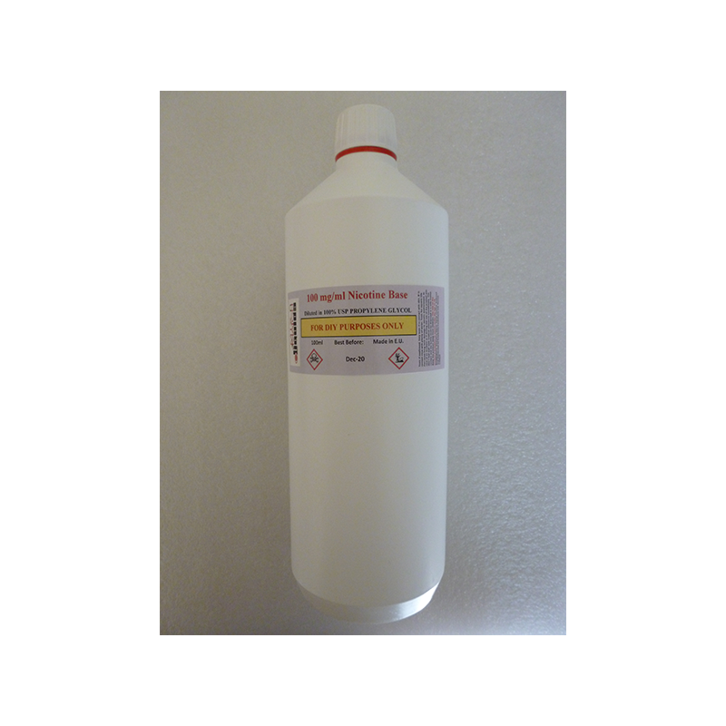 100ml Nikotin på 100 mg / ml konsentrasjon i PG 100ml Nikotin på 100 mg / ml konsentrasjon i PG