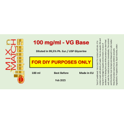 100 ml 100 mg / ml nikotin base i VG